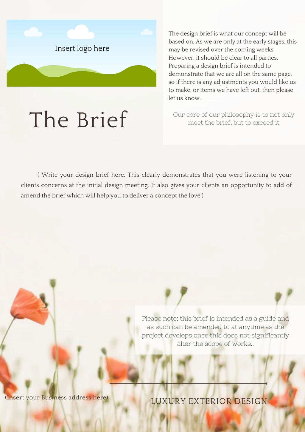 Client Welcome Pack Template