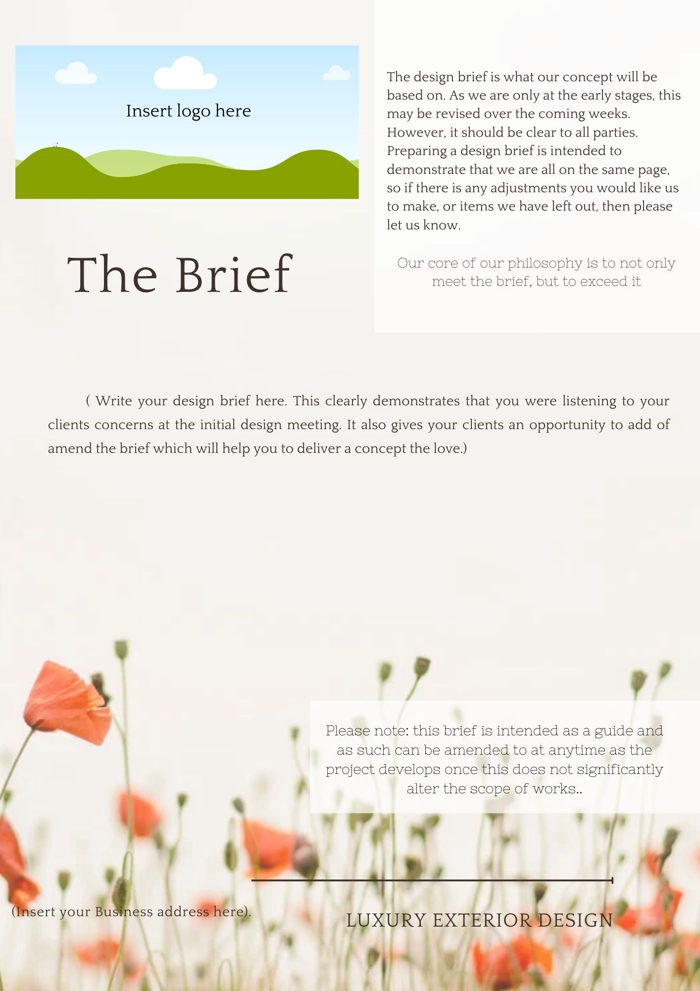 Client Welcome Pack Template