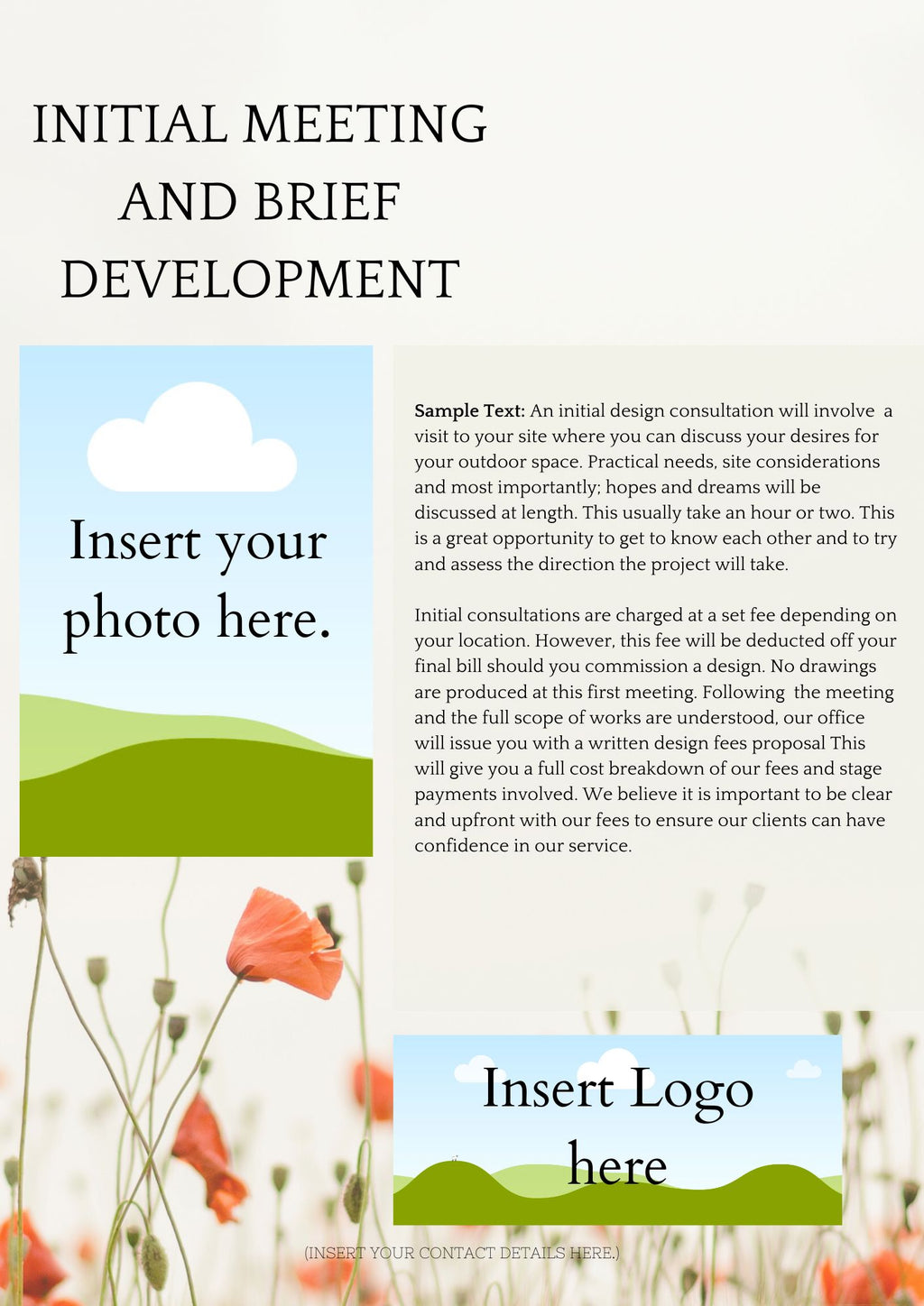 Garden Design Information Pack