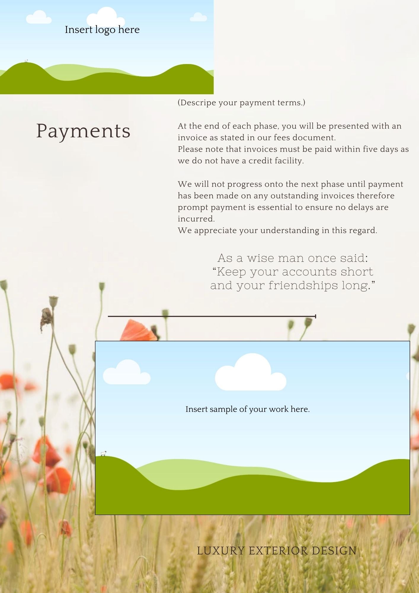 Client Welcome Pack Template