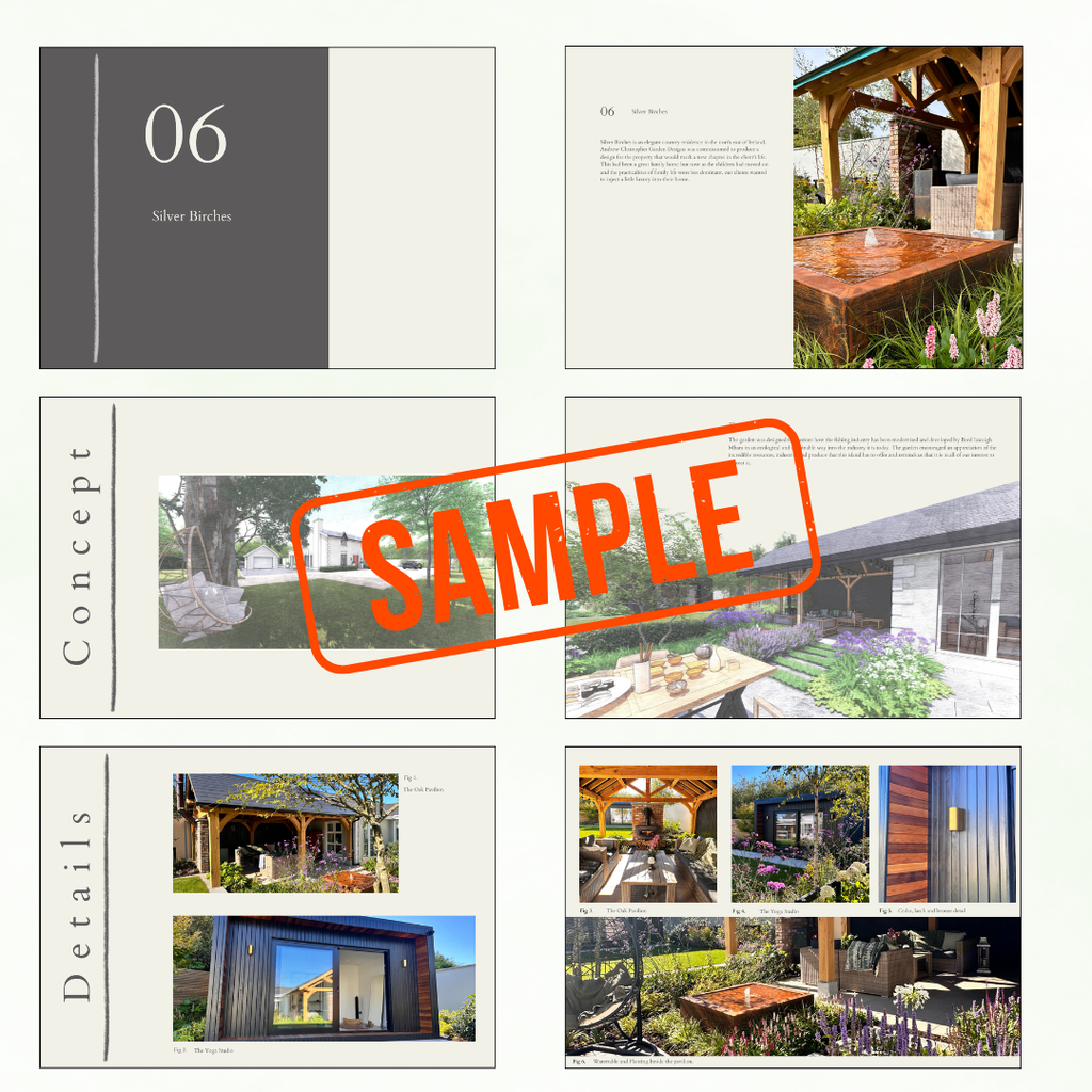 Garden Design Portfolio Template