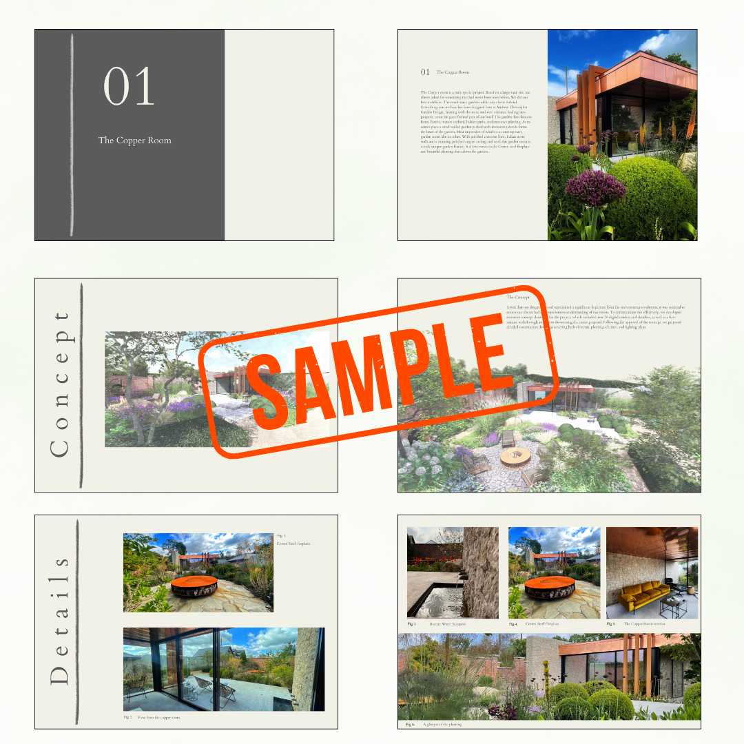 Garden Design Portfolio Template
