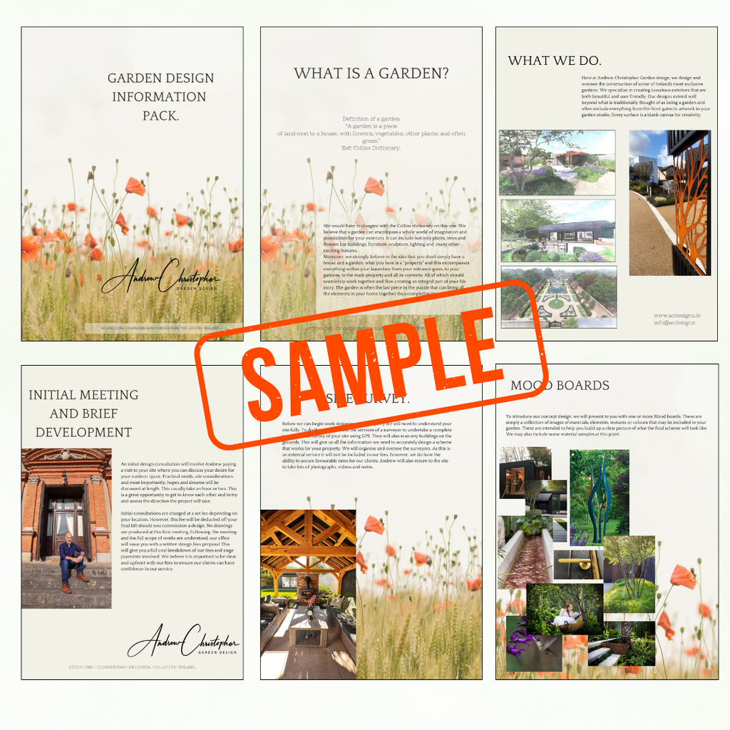 Garden Design Information Pack